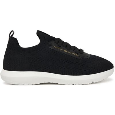 Tommy Hilfiger Sneakersy Th Knit Extralight Runner FW0FW09112 Czarny 36 Czarny Damskie Tommy Hilfiger Sneakersy Th Knit Extralight Runner FW0FW09112 Czarny 36 Czarny Damskie