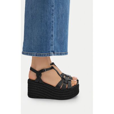 Badura Espadryle EO-AMARI-LT0228-26-805 Czarny 38 Czarny Damskie Badura Espadryle EO-AMARI-LT0228-26-805 Czarny 38 Czarny Damskie