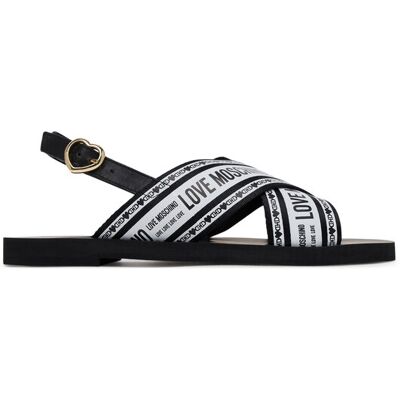LOVE MOSCHINO Sandały San Lod Micro20 JA16142G0MIX200A Czarny 37 Czarny Damskie LOVE MOSCHINO Sandały San Lod Micro20 JA16142G0MIX200A Czarny 37 Czarny Damskie