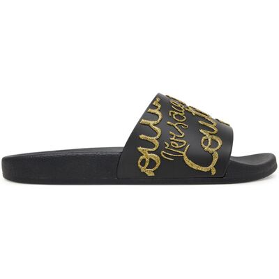Versace Jeans Couture Klapki 79VA3SQ1 Czarny 37 Czarny Damskie Versace Jeans Couture Klapki 79VA3SQ1 Czarny 37 Czarny Damskie
