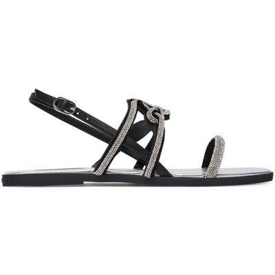 KARL LAGERFELD Sandały Olympia II KL87425C Czarny 37 Czarny Damskie KARL LAGERFELD Sandały Olympia II KL87425C Czarny 37 Czarny Damskie