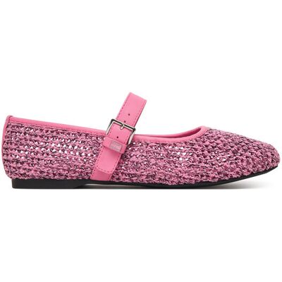 Tommy Jeans Baleriny Tjw Knitted Ballerina EN0EN03030 Różowy 41 Różowy Damskie Tommy Jeans Baleriny Tjw Knitted Ballerina EN0EN03030 Różowy 41 Różowy Damskie