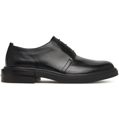 Calvin Klein Półbuty Cupped Postman Derby Laceup Lth HM0HM01996 Czarny 44 Czarny Męskie Calvin Klein Półbuty Cupped Postman Derby Laceup Lth HM0HM01996 Czarny 44 Czarny Męskie