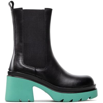 DeeZee Botki ZAL90112-2 Czarny 36 Czarny Damskie DeeZee Botki ZAL90112-2 Czarny 36 Czarny Damskie