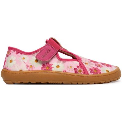 Froddo Kapcie Barefoot Canvas T-Bar G1700439-4 D Różowy 34 Różowy Dziewczynka Froddo Kapcie Barefoot Canvas T-Bar G1700439-4 D Różowy 34 Różowy Dziewczynka