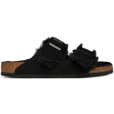 Birkenstock Klapki Arizona Shearling 752661 Czarny 40 Czarny Męskie Birkenstock Klapki Arizona Shearling 752661 Czarny 40 Czarny Męskie