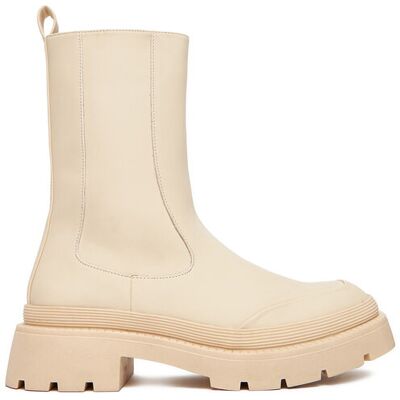DeeZee Botki 13096-10 Beżowy 40 Beżowy Damskie DeeZee Botki 13096-10 Beżowy 40 Beżowy Damskie