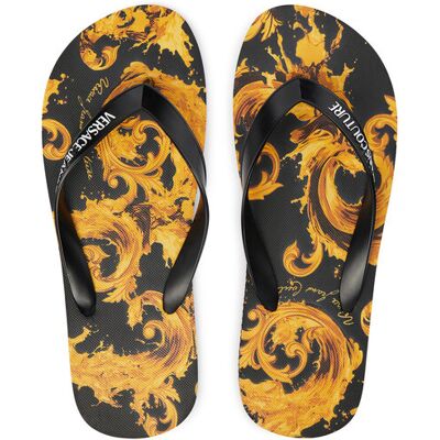 Versace Jeans Couture Japonki 80YA3SQ7 ZSS80 Czarny 41 Czarny Męskie Versace Jeans Couture Japonki 80YA3SQ7 ZSS80 Czarny 41 Czarny Męskie