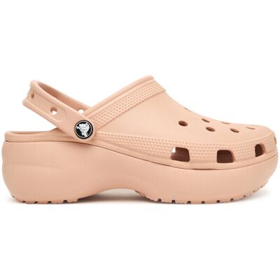 Crocs Klapki Classic Platform Clog 206750 Beżowy 42_43 Beżowy Damskie Crocs Klapki Classic Platform Clog 206750 Beżowy 42_43 Beżowy Damskie