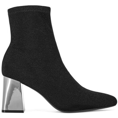 DeeZee Botki 5758 Czarny 38 Czarny Damskie DeeZee Botki 5758 Czarny 38 Czarny Damskie