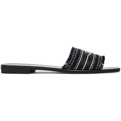KARL LAGERFELD Klapki Skoot III KL80411C Czarny 35 Czarny Damskie KARL LAGERFELD Klapki Skoot III KL80411C Czarny 35 Czarny Damskie
