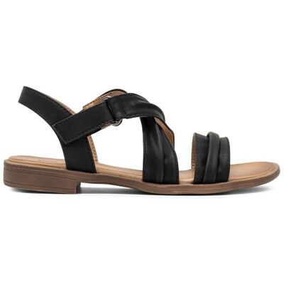 Clara Barson Sandały NAMARA WS6112-04 Czarny 38 Czarny Damskie Clara Barson Sandały NAMARA WS6112-04 Czarny 38 Czarny Damskie