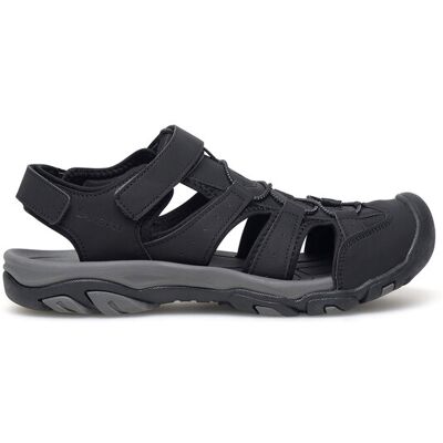 Lanetti Sandały 21MC0604 Czarny 42 Czarny Męskie Lanetti Sandały 21MC0604 Czarny 42 Czarny Męskie