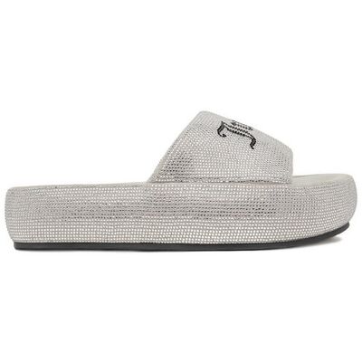 Juicy Couture Klapki CEO-WSS21515-04 Szary 36 Szary Damskie Juicy Couture Klapki CEO-WSS21515-04 Szary 36 Szary Damskie