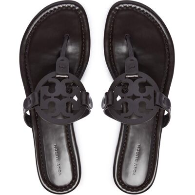 Tory Burch Japonki 174875 Brązowy 39 Brązowy Damskie Tory Burch Japonki 174875 Brązowy 39 Brązowy Damskie