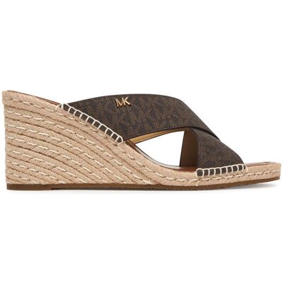 MICHAEL Michael Kors Espadryle Kenzie 40R6KZMS1B Brązowy 38 Brązowy Damskie MICHAEL Michael Kors Espadryle Kenzie 40R6KZMS1B Brązowy 38 Brązowy Damskie