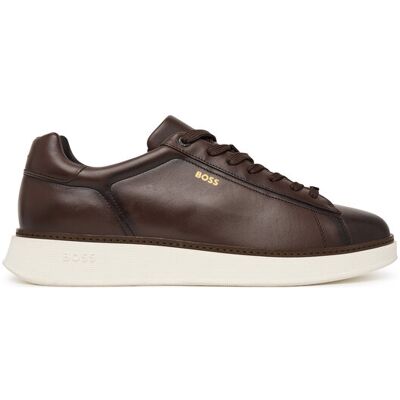 Boss Sneakersy Bulton 50568773 Brązowy 43 Brązowy Męskie Boss Sneakersy Bulton 50568773 Brązowy 43 Brązowy Męskie