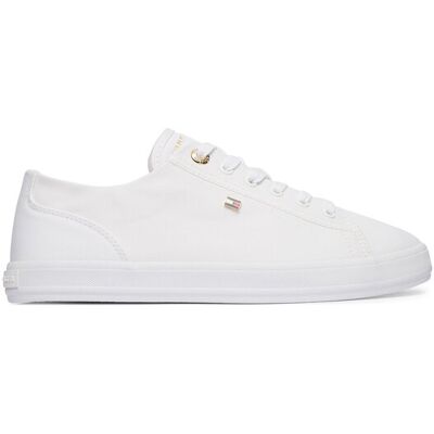 Tommy Hilfiger Tenisówki Th Foxing Sneaker Canvas FW0FW09170 Biały 40 Biały Damskie Tommy Hilfiger Tenisówki Th Foxing Sneaker Canvas FW0FW09170 Biały 40 Biały Damskie