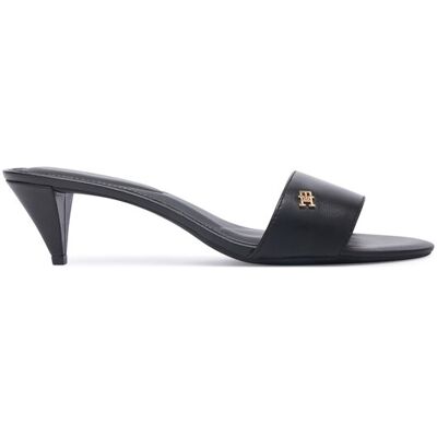 Tommy Hilfiger Klapki Th Mid Mule FW0FW09508 Czarny 41 Czarny Damskie Tommy Hilfiger Klapki Th Mid Mule FW0FW09508 Czarny 41 Czarny Damskie