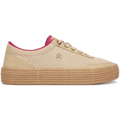 Tommy Hilfiger Espadryle Th Foxing Platform Rope FW0FW09173 Beżowy 37 Beżowy Damskie Tommy Hilfiger Espadryle Th Foxing Platform Rope FW0FW09173 Beżowy 37 Beżowy Damskie