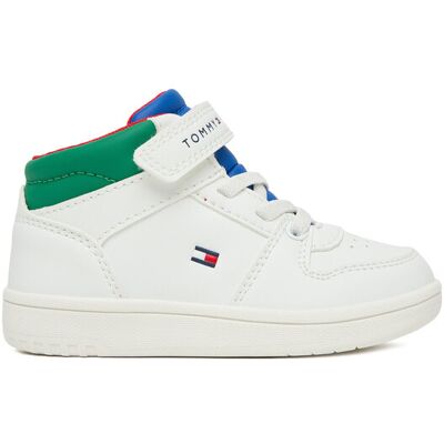 Tommy Hilfiger Sneakersy T1X9-34347-1355 M Biały 21 Biały Chłopiec Tommy Hilfiger Sneakersy T1X9-34347-1355 M Biały 21 Biały Chłopiec