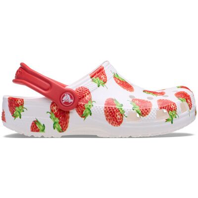 Crocs Klapki Kids’ Classic Fresh Fruits Clog 211020 Biały 32_33 Biały Dziewczynka Crocs Klapki Kids’ Classic Fresh Fruits Clog 211020 Biały 32_33 Biały Dziewczynka