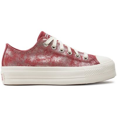 Converse Trampki Chuck Taylor All Star Lift Platform Suede Shimmer A11634C Różowy 39_1_2 Różowy Damskie Converse Trampki Chuck Taylor All Star Lift Platform Suede Shimmer A11634C Różowy 39_1_2 Różowy Damskie