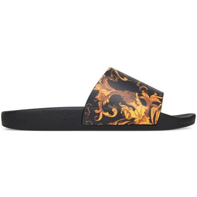 Versace Jeans Couture Klapki 79VA3SQ3 Czarny 39 Czarny Damskie Versace Jeans Couture Klapki 79VA3SQ3 Czarny 39 Czarny Damskie