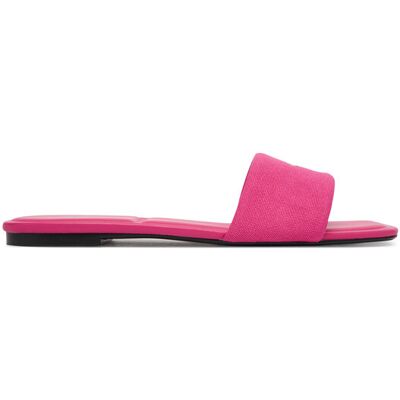 Calvin Klein Klapki Square Flat Sndl Canvas Hw HW0HW03129 Różowy 37 Różowy Damskie Calvin Klein Klapki Square Flat Sndl Canvas Hw HW0HW03129 Różowy 37 Różowy Damskie
