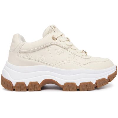 Guess Sneakersy FLFBRT PEL12 Écru 39 Kremowy Damskie Guess Sneakersy FLFBRT PEL12 Écru 39 Kremowy Damskie
