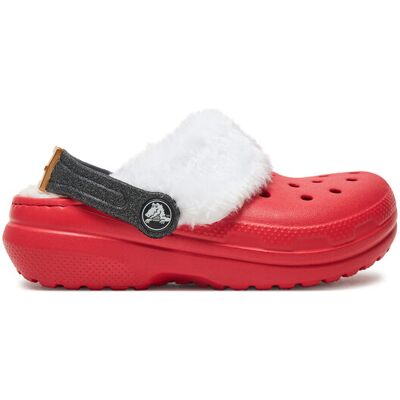 Crocs Klapki Classic Lined Santa Clog K 210931 Czerwony 33_34 Czerwony Unisex Dziecko Crocs Klapki Classic Lined Santa Clog K 210931 Czerwony 33_34 Czerwony Unisex Dziecko