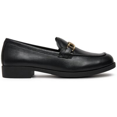 LOVE MOSCHINO Loafersy JA10012G1MIA0000 Czarny 38 Czarny Damskie LOVE MOSCHINO Loafersy JA10012G1MIA0000 Czarny 38 Czarny Damskie