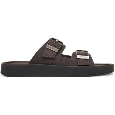 Calvin Klein Klapki Ergon Double Bar Sandal Su HM0HM02094 Brązowy 44 Brązowy Męskie Calvin Klein Klapki Ergon Double Bar Sandal Su HM0HM02094 Brązowy 44 Brązowy Męskie