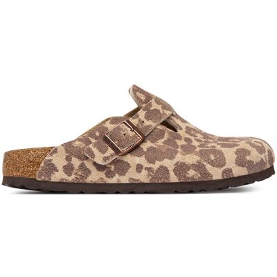 Birkenstock Klapki Boston Print 1033324 Brązowy 36 Brązowy Damskie Birkenstock Klapki Boston Print 1033324 Brązowy 36 Brązowy Damskie