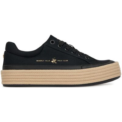 Beverly Hills Polo Club Sneakersy WSS21536-01 Czarny 38 Czarny Damskie Beverly Hills Polo Club Sneakersy WSS21536-01 Czarny 38 Czarny Damskie
