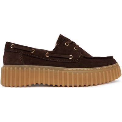 Clarks Półbuty Torhill Boat 26186647 Brązowy 39_5 Brązowy Damskie Clarks Półbuty Torhill Boat 26186647 Brązowy 39_5 Brązowy Damskie