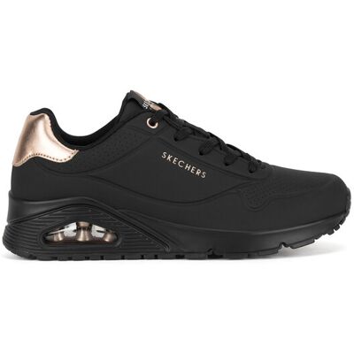 Skechers Sneakersy UNO 177094 BBK Czarny 36 Czarny Damskie Skechers Sneakersy UNO 177094 BBK Czarny 36 Czarny Damskie