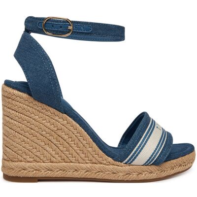 Tommy Hilfiger Espadryle High Wedge Espad Webbing FW0FW09342 Niebieski 38 Niebieski Damskie Tommy Hilfiger Espadryle High Wedge Espad Webbing FW0FW09342 Niebieski 38 Niebieski Damskie
