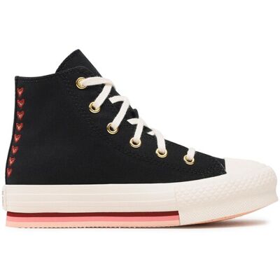 Converse Trampki Chuck Taylor All Star Eva Lift Hi A04953C Czarny 28_1_2 Czarny Dziewczynka Converse Trampki Chuck Taylor All Star Eva Lift Hi A04953C Czarny 28_1_2 Czarny Dziewczynka