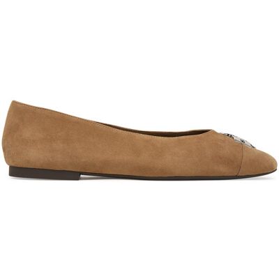 Tory Burch Baleriny Charlie 186910 Szary 37 Szary Damskie Tory Burch Baleriny Charlie 186910 Szary 37 Szary Damskie