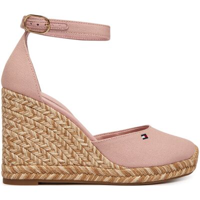 Tommy Hilfiger Espadryle Flag High Wedge Espad Closed Toe FW0FW09225 Różowy 40 Różowy Damskie Tommy Hilfiger Espadryle Flag High Wedge Espad Closed Toe FW0FW09225 Różowy 40 Różowy Damskie