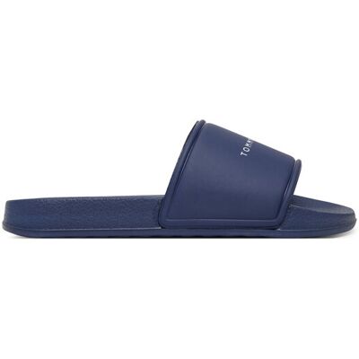 Tommy Hilfiger Klapki T3X0-34403-1172 Niebieski 34 Niebieski Chłopiec Tommy Hilfiger Klapki T3X0-34403-1172 Niebieski 34 Niebieski Chłopiec