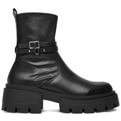 DeeZee Botki W4LH101008D Czarny 40 Czarny Damskie DeeZee Botki W4LH101008D Czarny 40 Czarny Damskie