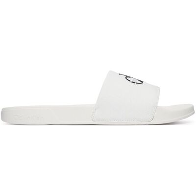 Calvin Klein Klapki Ess Slide Cv YM0YM01393 Biały 45 Biały Męskie Calvin Klein Klapki Ess Slide Cv YM0YM01393 Biały 45 Biały Męskie