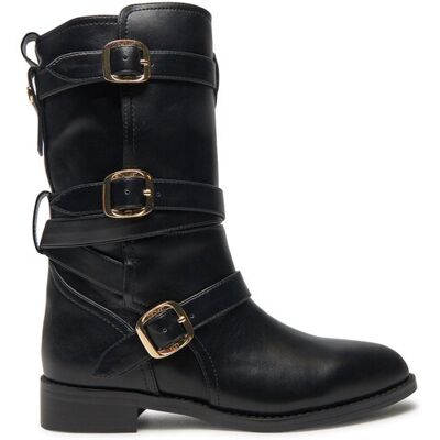TWINSET Botki 242TGT072 Czarny 35 Czarny Damskie TWINSET Botki 242TGT072 Czarny 35 Czarny Damskie