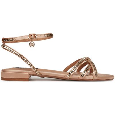 Nine West Sandały R25SS018660 Beżowy 40 Beżowy Damskie Nine West Sandały R25SS018660 Beżowy 40 Beżowy Damskie