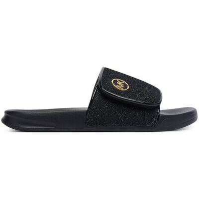 MICHAEL Michael Kors Klapki Jett Darby MK04190001 Czarny 35 Czarny Dziewczynka MICHAEL Michael Kors Klapki Jett Darby MK04190001 Czarny 35 Czarny Dziewczynka