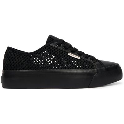 Calvin Klein Sneakersy Vulc Flatf Lace Up Lin Mesh HW0HW02971 Czarny 37 Czarny Damskie Calvin Klein Sneakersy Vulc Flatf Lace Up Lin Mesh HW0HW02971 Czarny 37 Czarny Damskie