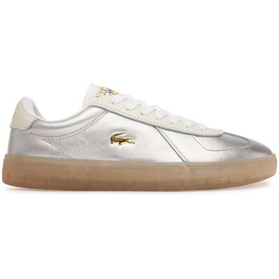 Lacoste Sneakersy Baseshot 50SFA0031 Srebrny 38 Srebrny Damskie Lacoste Sneakersy Baseshot 50SFA0031 Srebrny 38 Srebrny Damskie