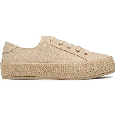 DeeZee Espadryle WSK1576-01 Beżowy 35 Beżowy Damskie DeeZee Espadryle WSK1576-01 Beżowy 35 Beżowy Damskie